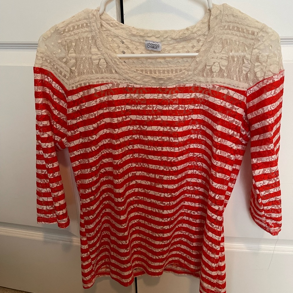 Red Striped shirt